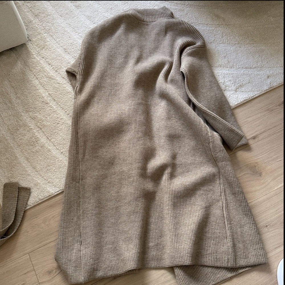 NEW- Ribbed Belted Sweater Cardigan Jacket by OnBlue - Picture 14 of 16